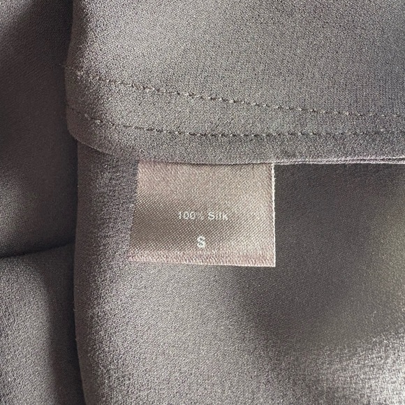 Jenni Kayne Silk Black/Cream Mini Dress | Size Small - Picture 9 of 9